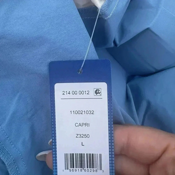 NWT Prince Pickleball Women's Woven Zip-Front Hooded Jacket - Light Blue - Picture 3 of 3